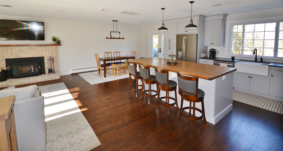 Super Sleek West Chester PA Bi-Level open floor plan remodel ...