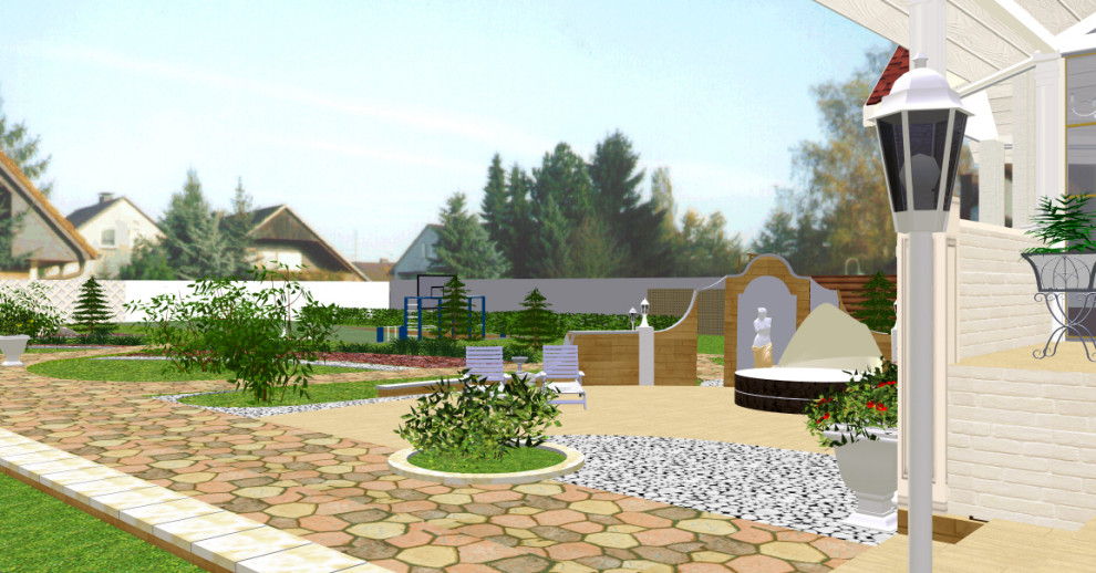 Мой проект ландшафтного дизайна и разработки фасадов