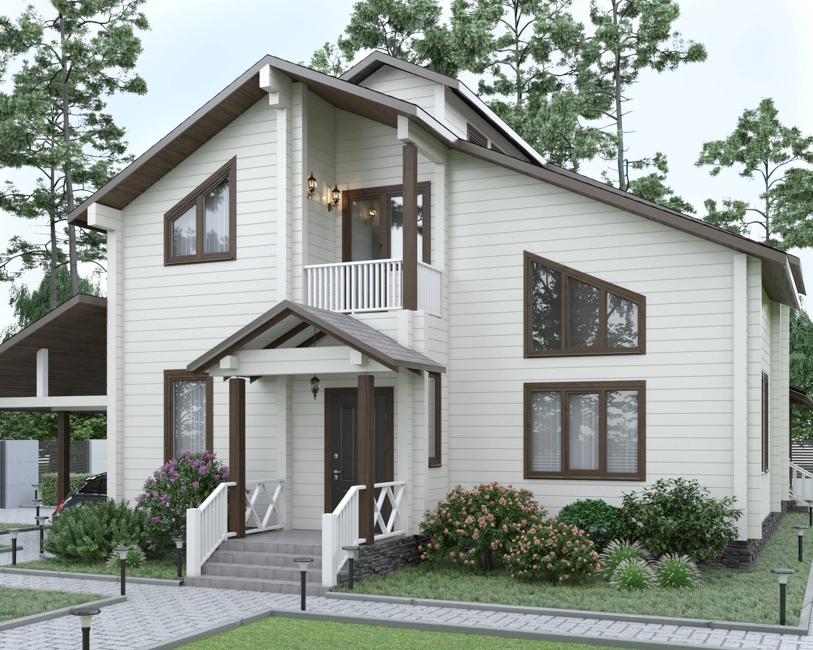 Проект дома в московской области, коттеджный поселок «ОЗЕРО ЖЕМЧУЖИН»