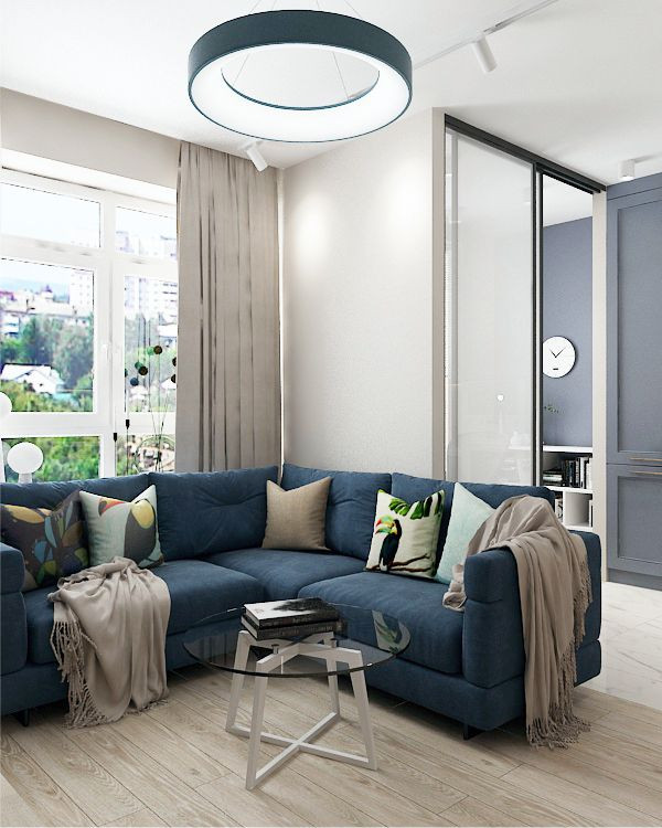 Квартира "Морской бриз" в стиле сканди 90 кв.м. в