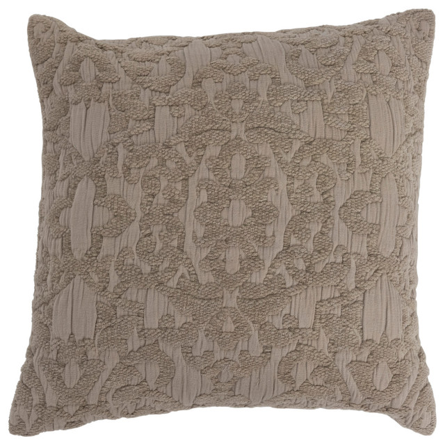 Woven Cotton Chenille Jacquard Pillow