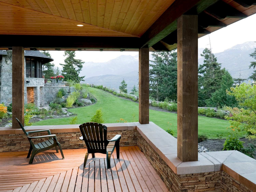 This is an example of a contemporary verandah in Charlotte.