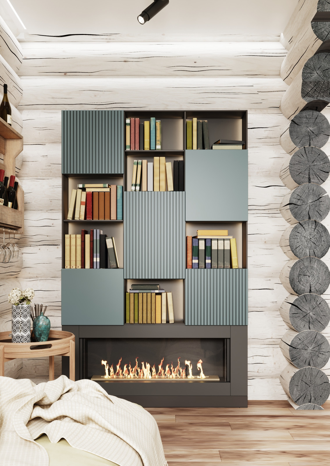 Бревенчатый дом в Подмосковье