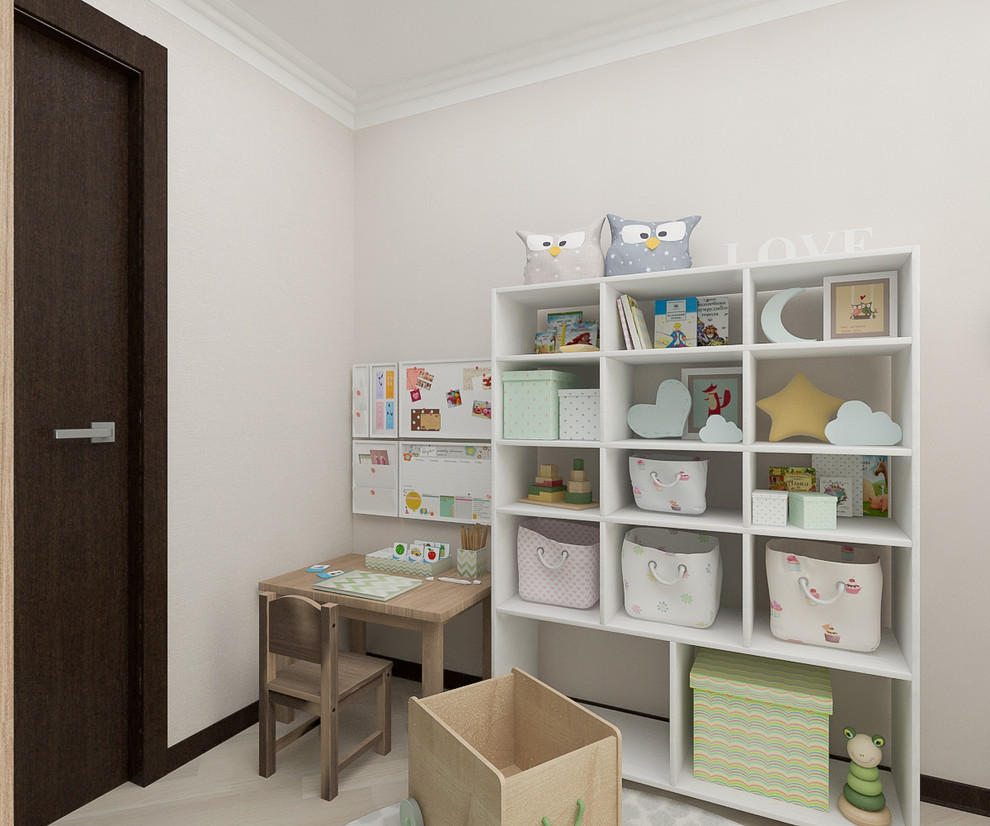 Проект детской 8,6 кв.м для девочки 2х лет, г. Уфа.