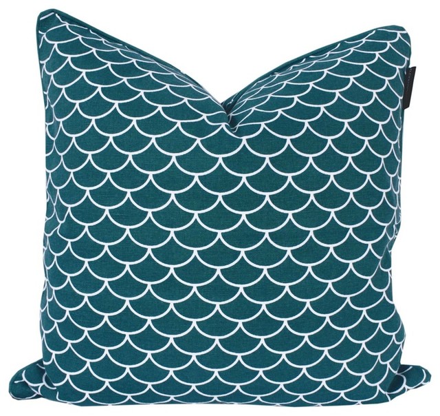 Kuala Lumpur Cushion Cover, Peacock