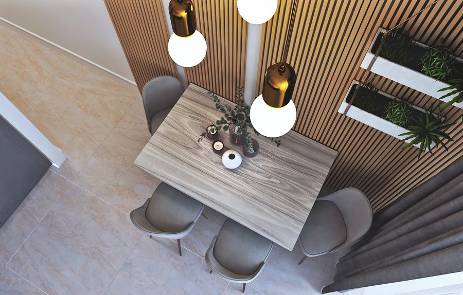 дизайн-проект интерьера квартиры в ЖК "Зеленый угол".