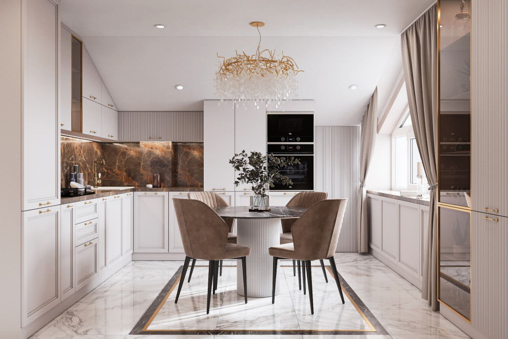 Дизайн-проект Мансарда, Неоклассика