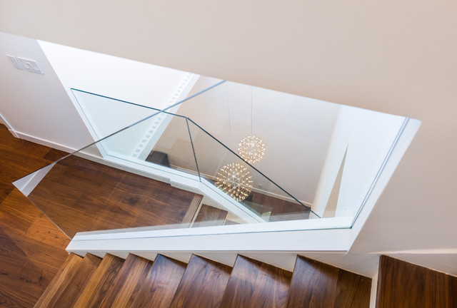 Upper West Side Triplex Renovation transitional-staircase