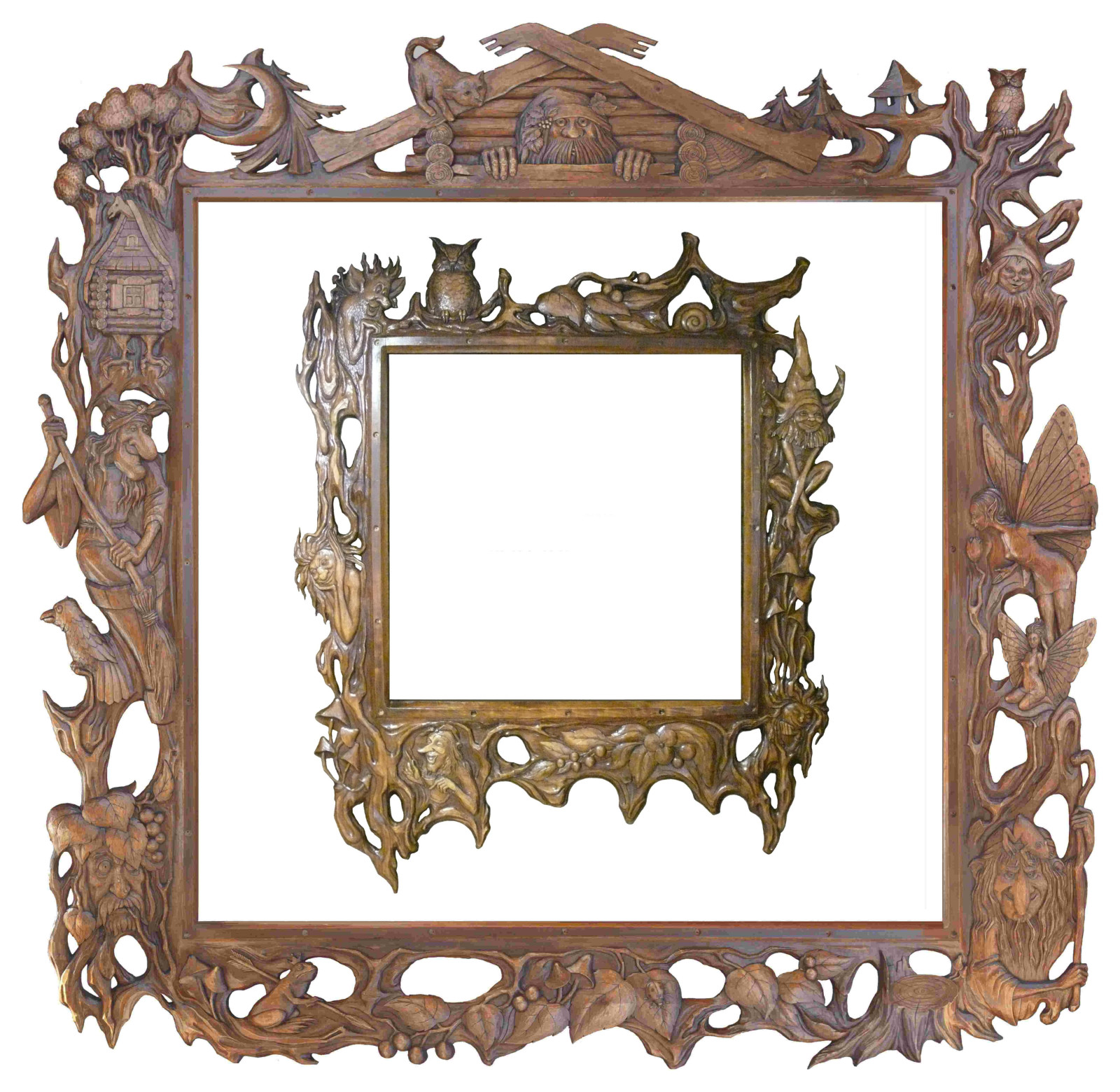 Наличники окон в бане