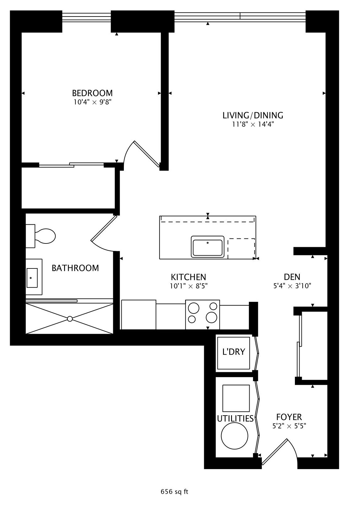 Low Line Commons Phase 2  | Model Unit 407 Staging