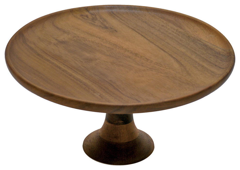 Acacia Cake Stand Rustic Dessert And Cake Stands by Be Home