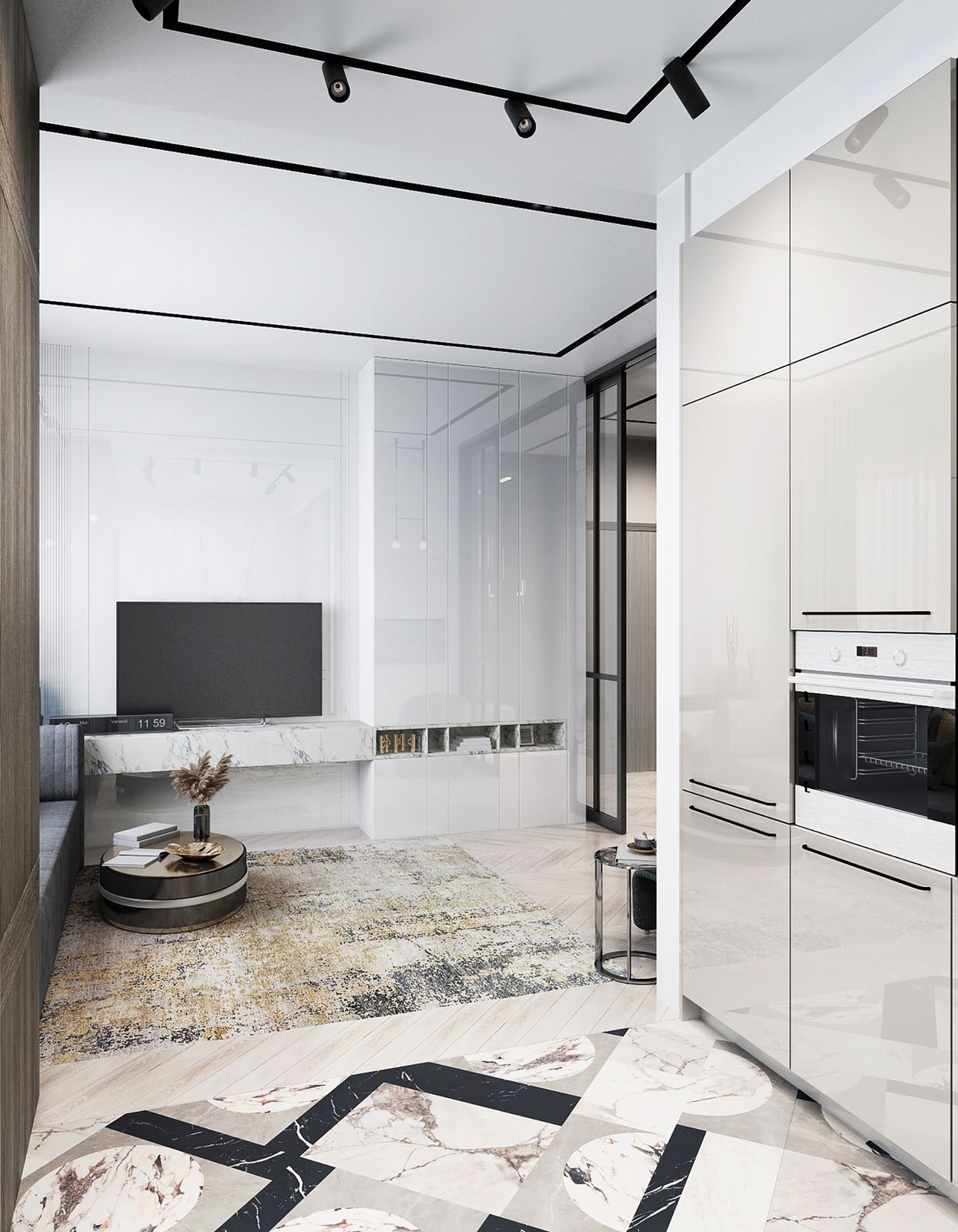 м.Бронная небольшая квартира