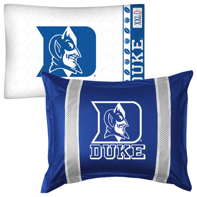 Duke Blue Devils Pillowcase And Pillow Sham Contemporary Kids Duke Blue Devils Pillowcase And Pillow Sham