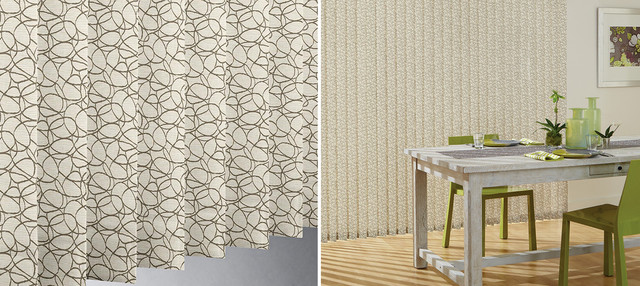 Patterned VERTICAL BLINDS - Hunter Douglas Somner Vertical Blinds