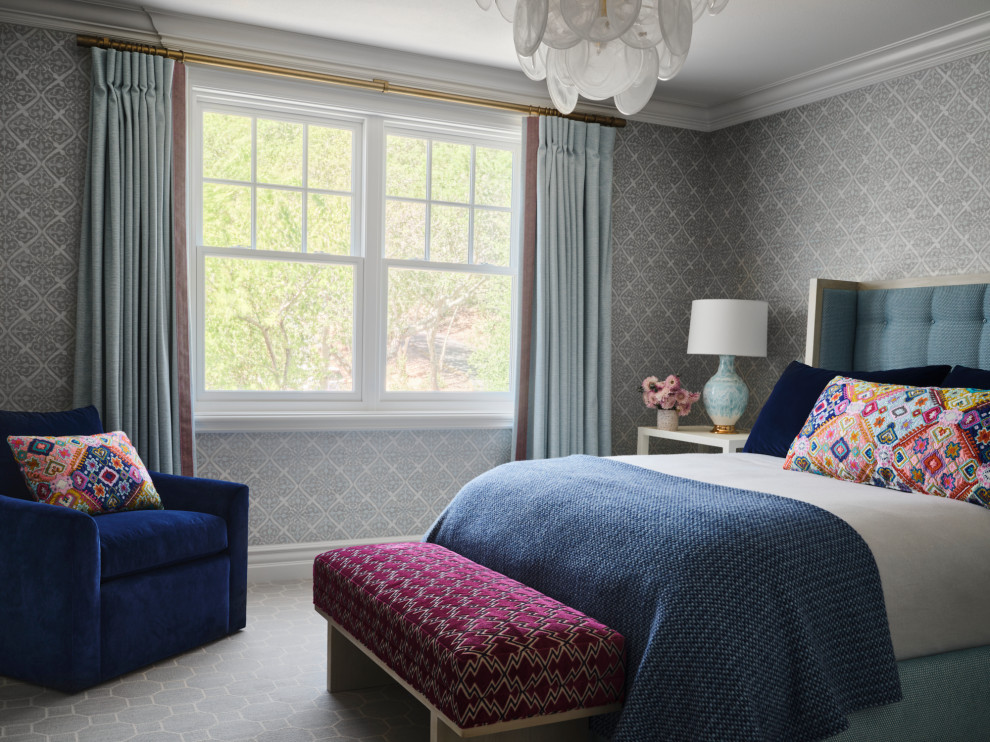 Transitional bedroom photo in San Francisco