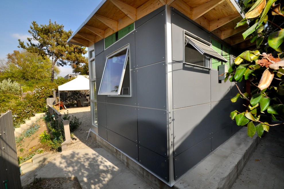 10x12 Office: Making Room for baby! - Modern - Shed - Los ...