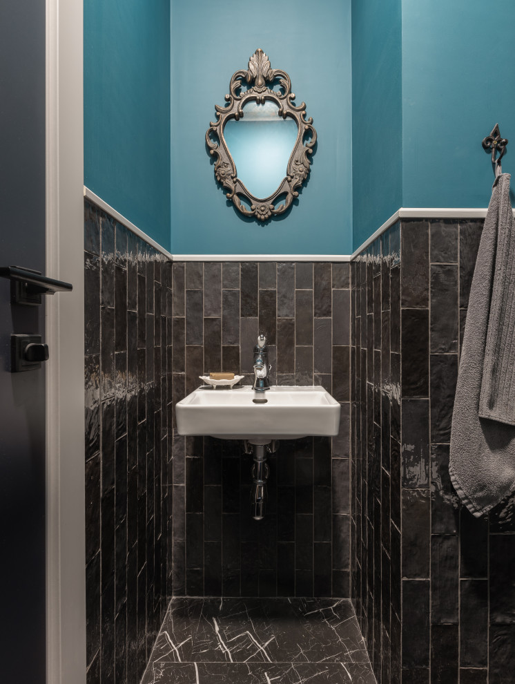 Санузел. Винтажное зеркало