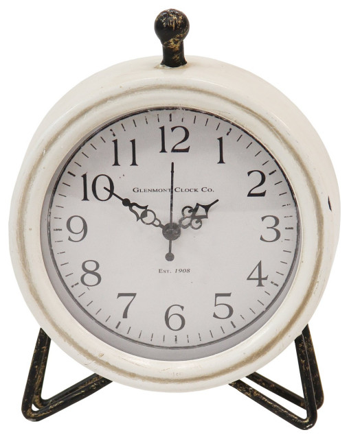 Home & Living Home Décor rustic table clock