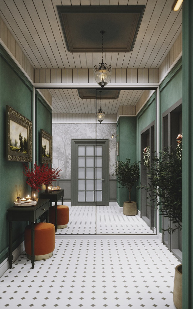 Усадьба в Павловске. Проект интерьера загородного дома.