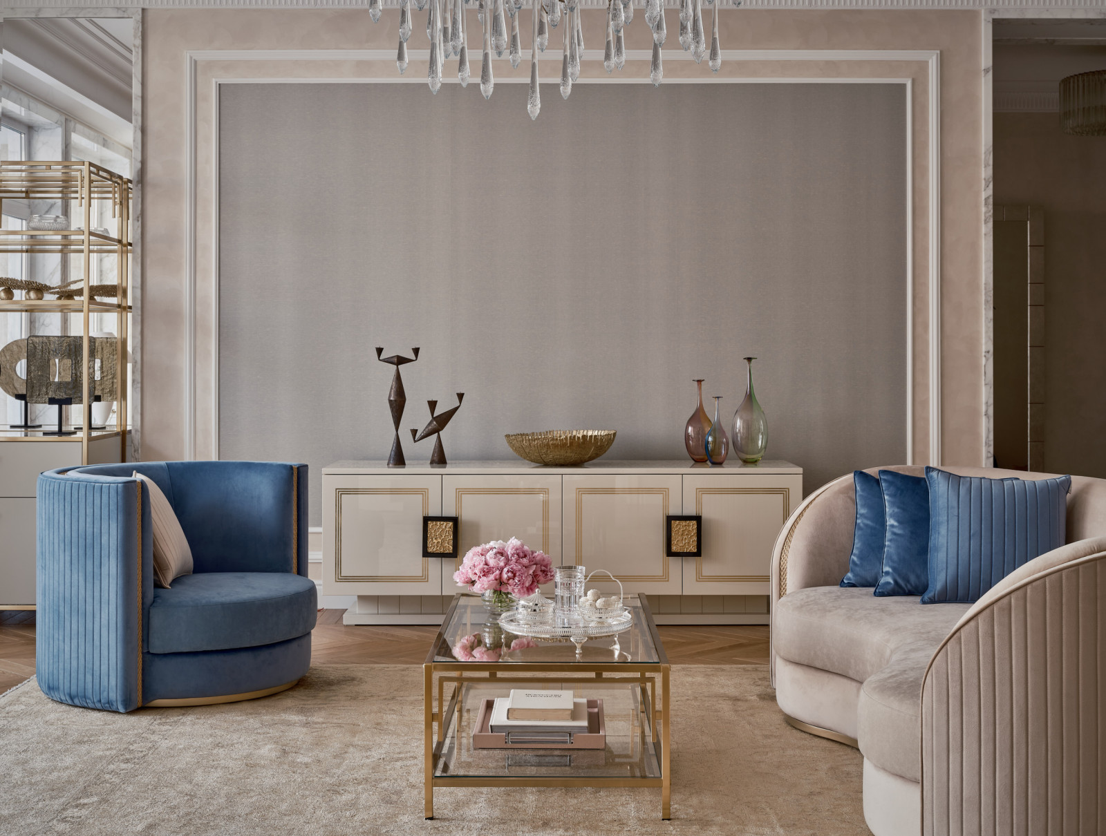 Дизайн квартиры в Классическом стиле на ул Бронная 105 кв.м, г.Москва