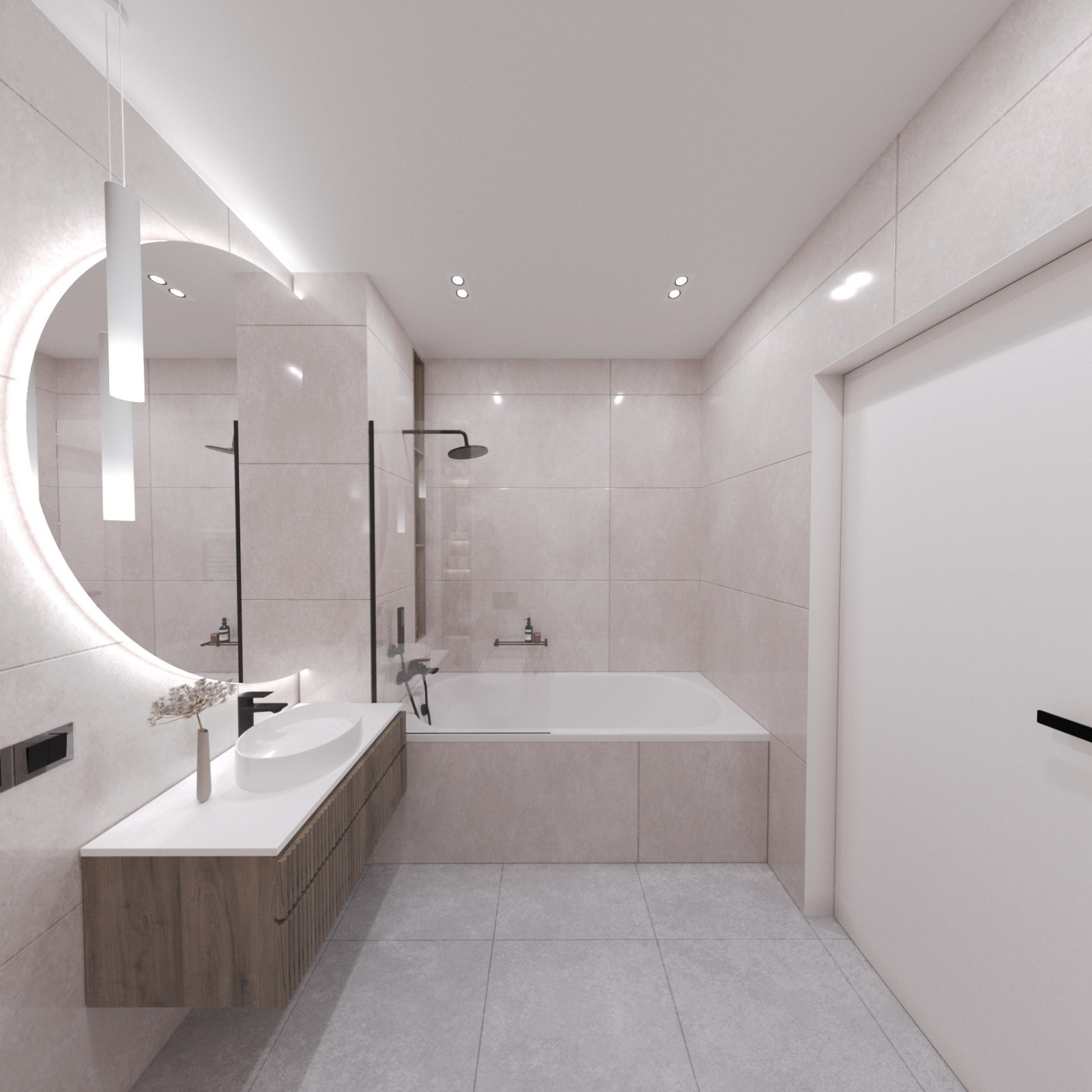 Проект 3-ком. квартиры для молодой пары