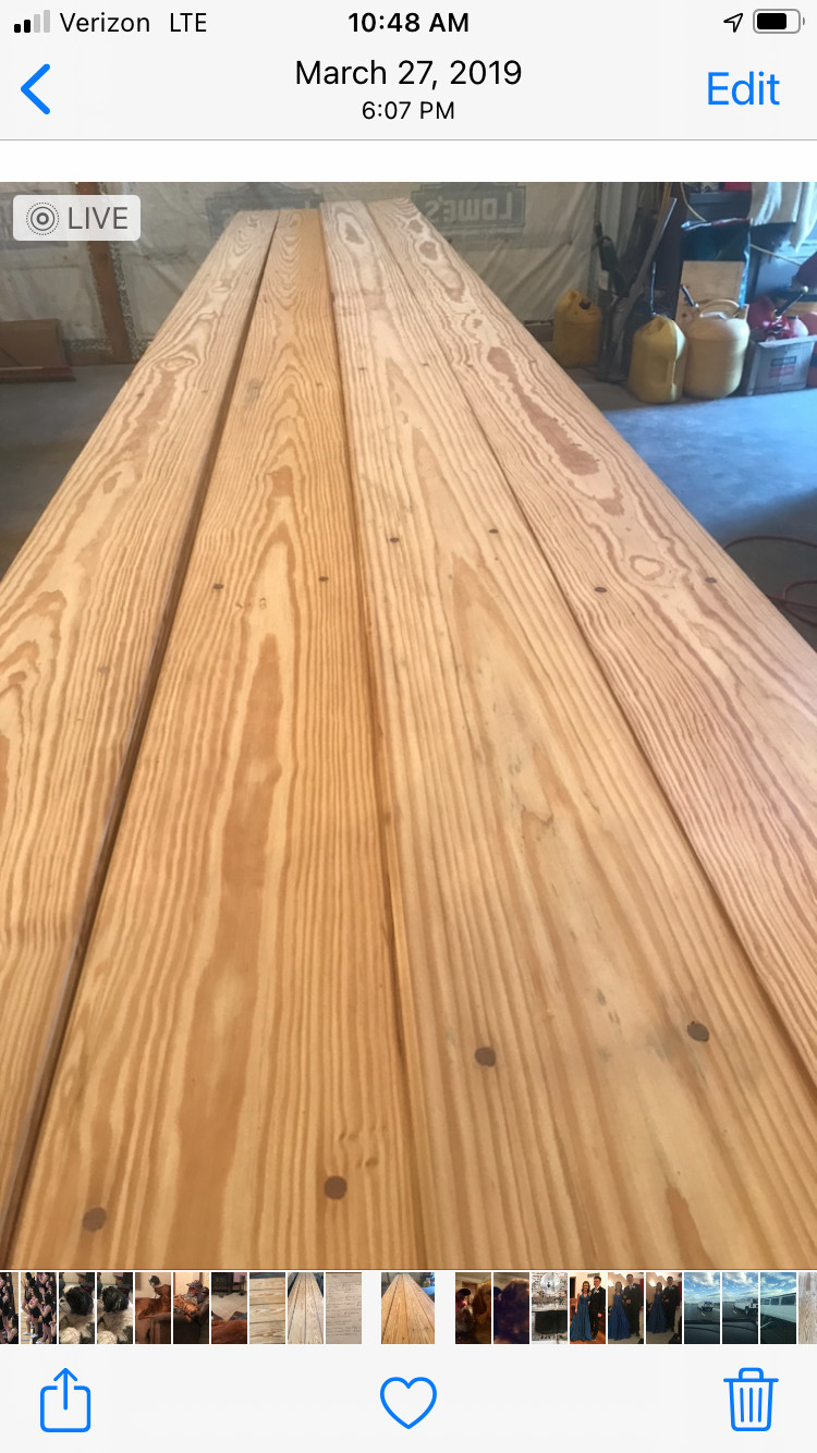 Wide plank pine flooring