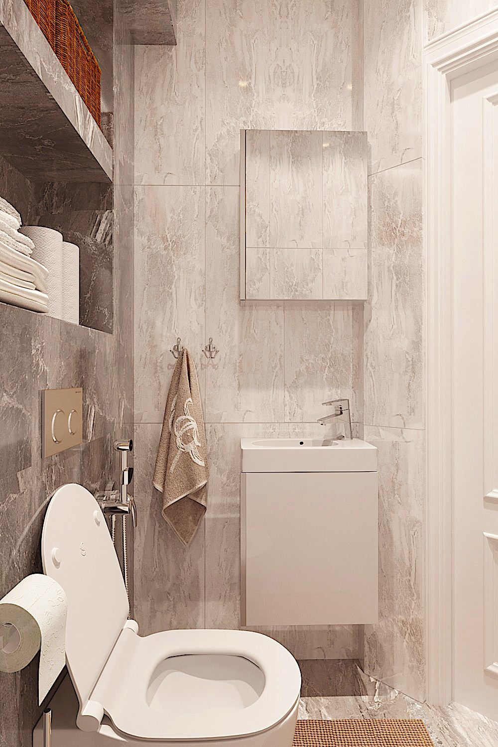 Дизайн-проект квартиры 74 м2