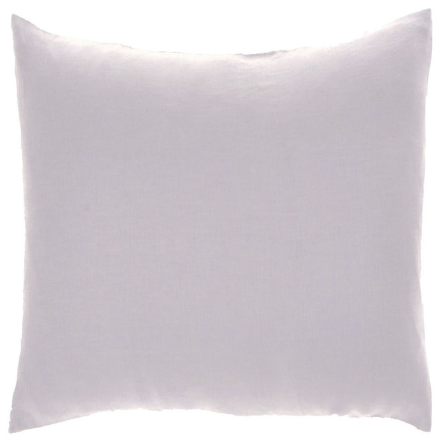 Lino Lilac Pillow Cover 20"x20" 100% Pure Linen
