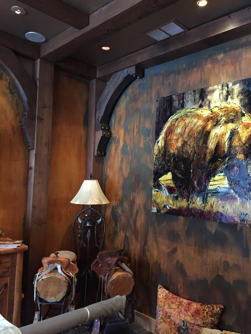 Modern Rusted Iron Wall Finishes