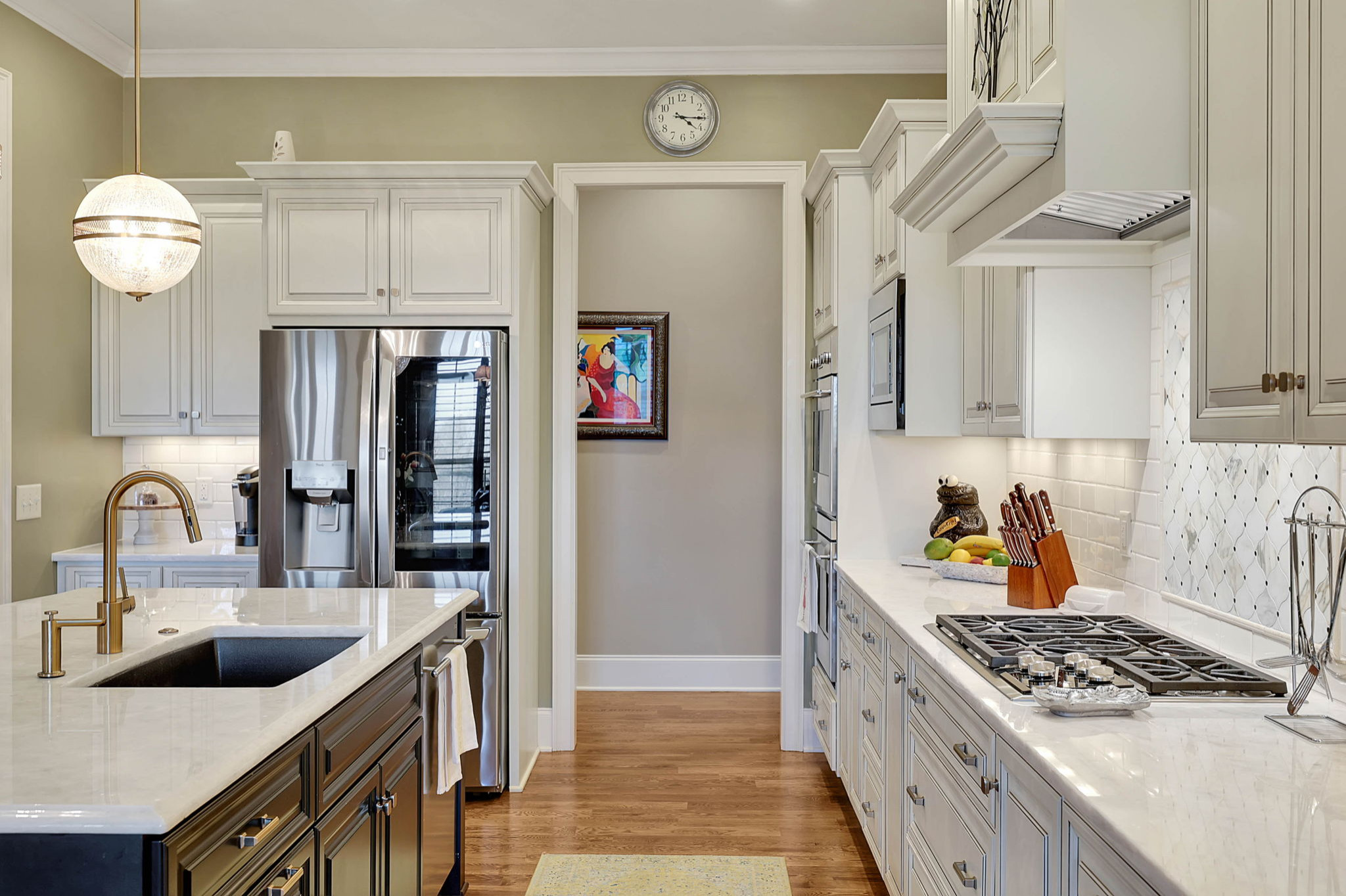 KITCHEN REMODEL: New island is MARBLEOUS