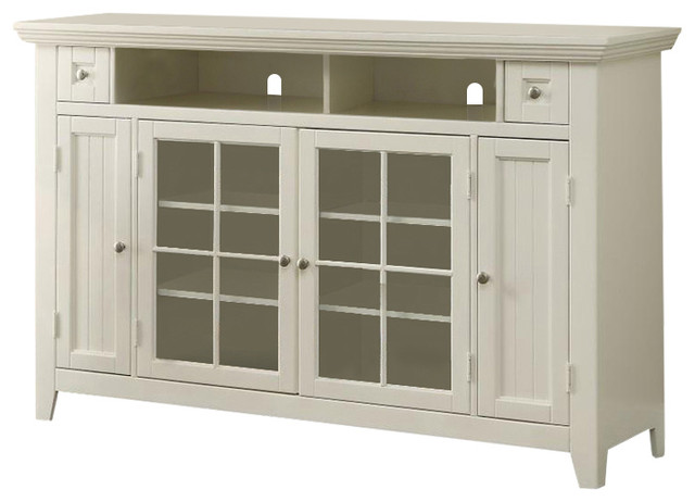 Parker House Tidewater 62 Tv Console White Tid 62tl