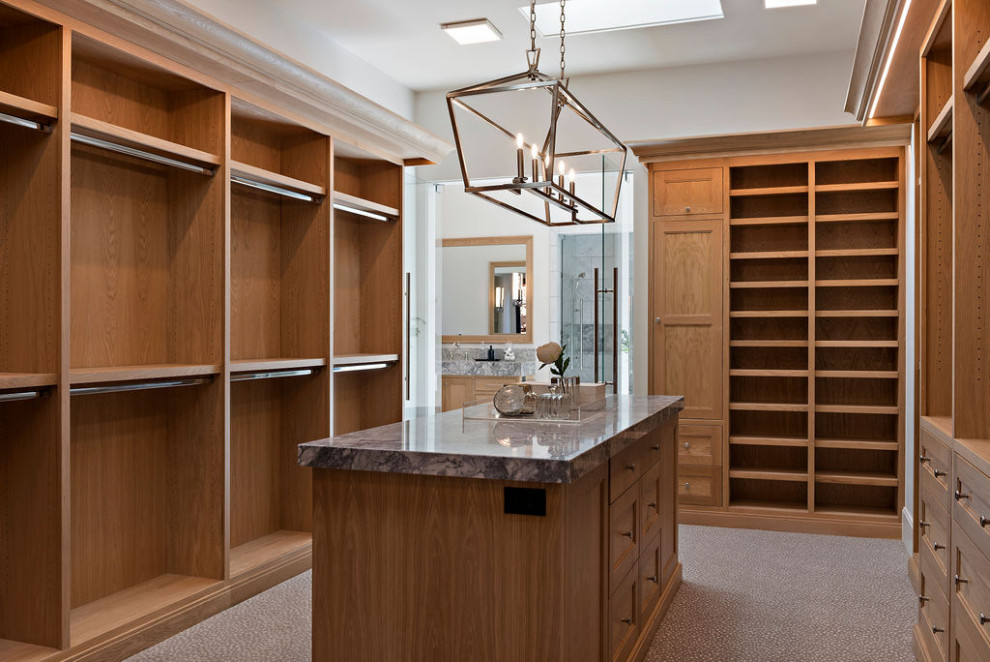 This is an example of a transitional storage and wardrobe in Salt Lake City.