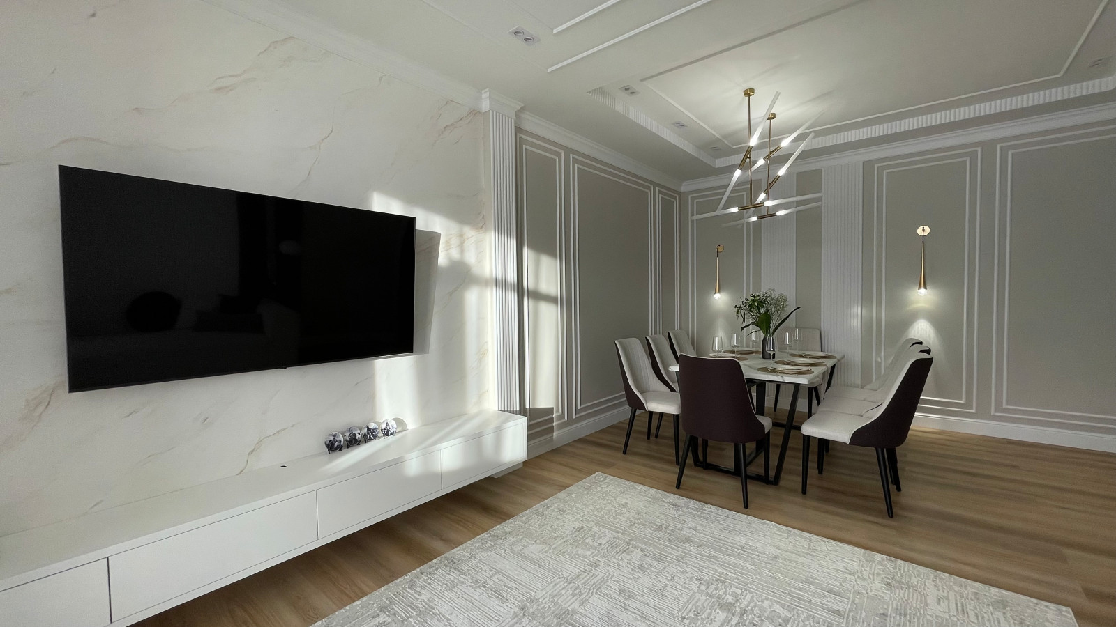 Интерьер квартиры 146м2 в Казахстане