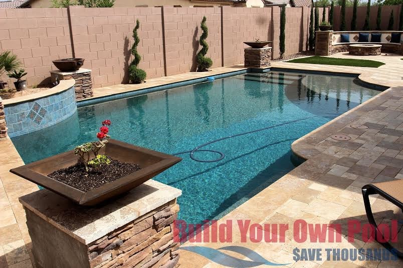Trendy pool photo in Phoenix