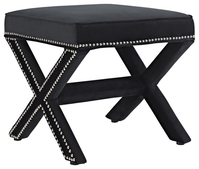 Modern Contemporary Urban Design Bedroom Living Room Bench Black