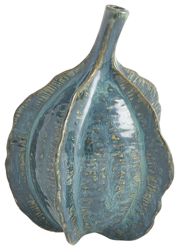 Pod Object, Teal - Beach Style - Vases - by GLOBAL VIEWS and Studio A ...