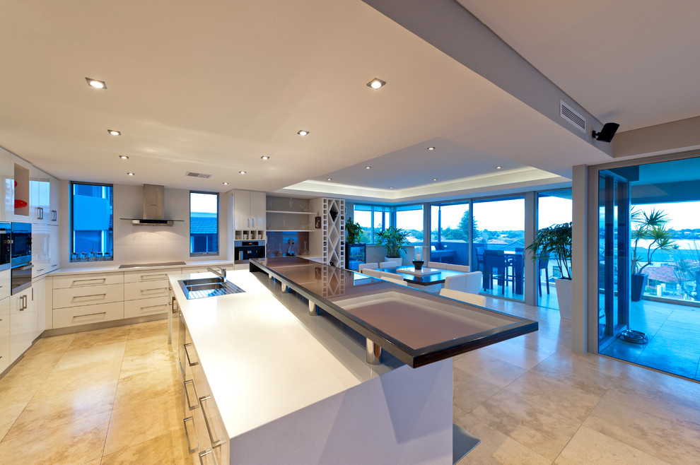 Photo of a contemporary kitchen in Perth.