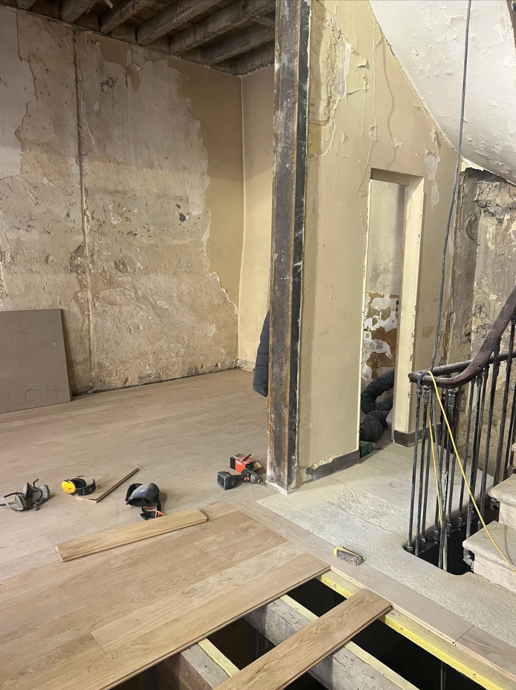 Projet Saint-Michel - Rénovation complète d'une maison de ville