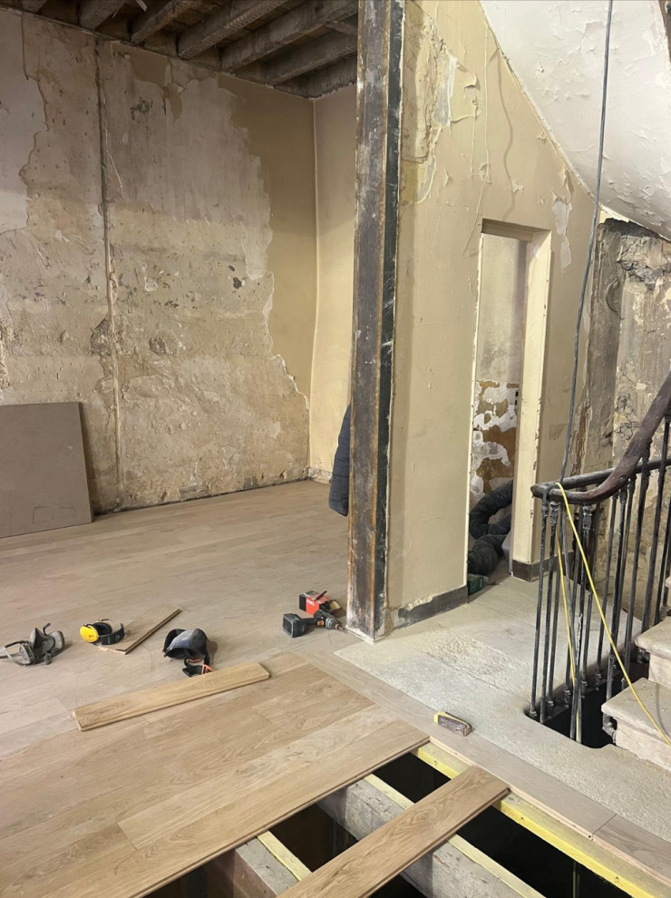Projet Saint-Michel - Rénovation complète d'une maison de ville