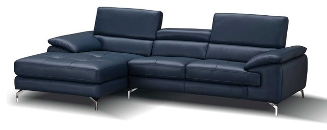 A973b Premium Leather Sectional Sofa In, Leather Chaise Sofa Nz