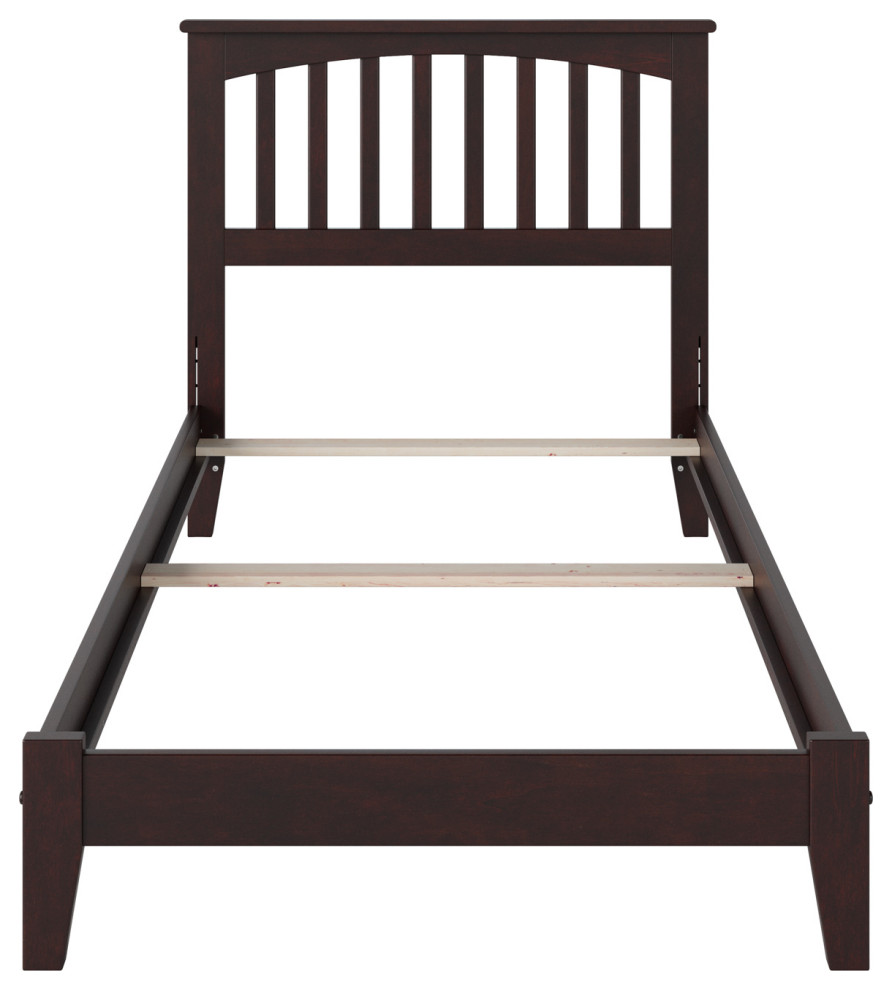 Mission Twin Bed, Espresso Craftsman Kids Beds by Virventures Houzz