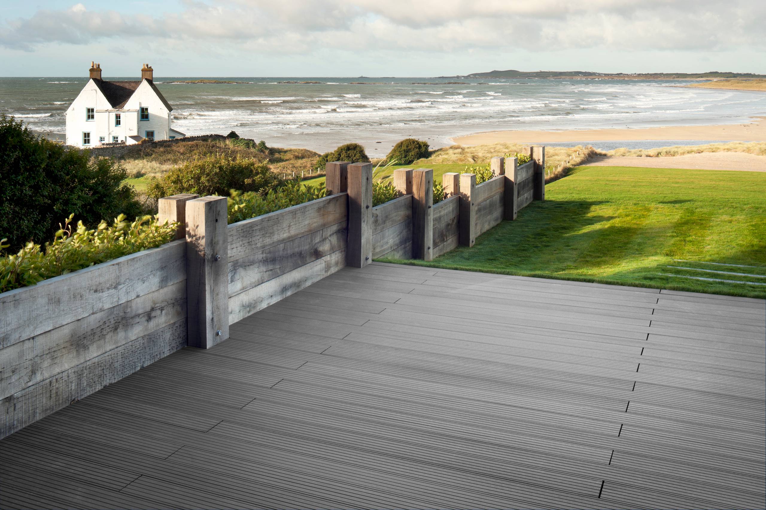 blumenkästen aus wpc neu.holz WPC Pflanztopf Esens – Robust für Garten & Terrasse