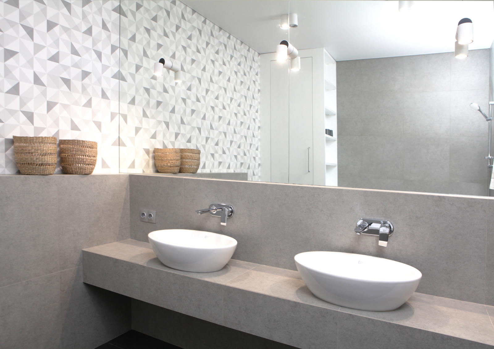 Ванная комната в скандинавском стиле