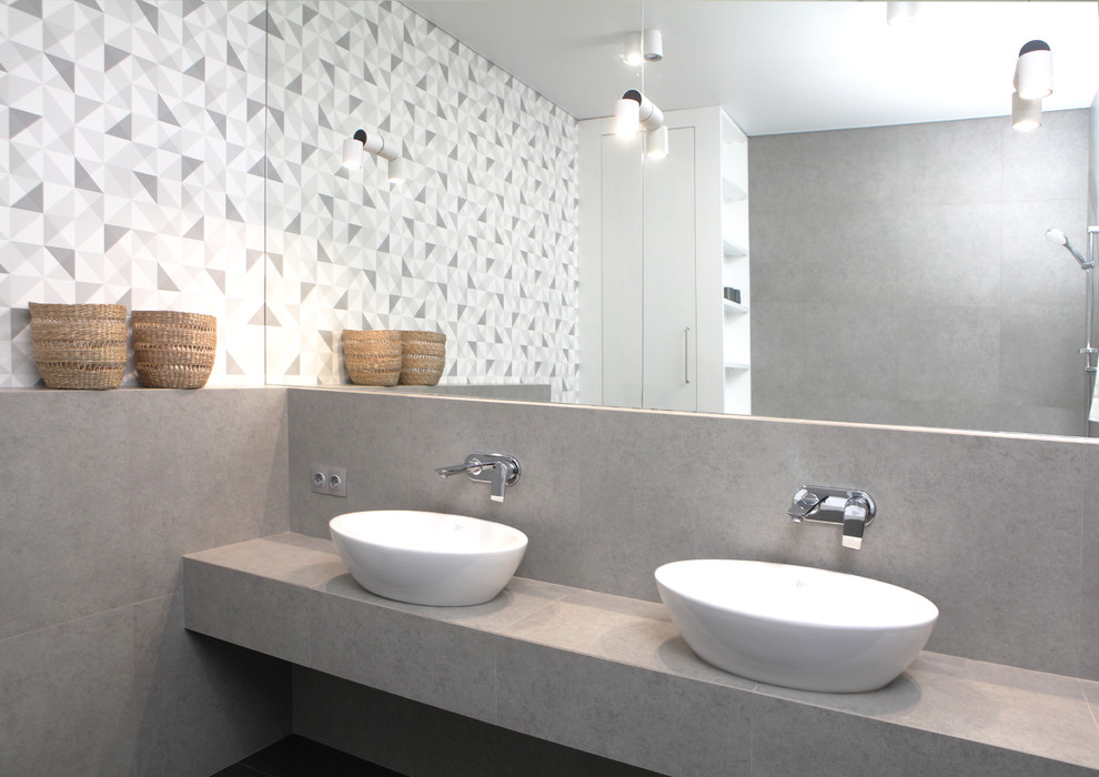 Ванная комната в скандинавском стиле