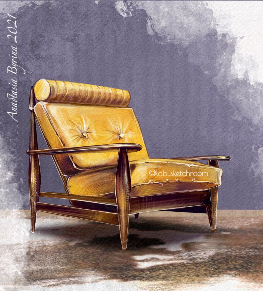 Интерьерный скетчинг