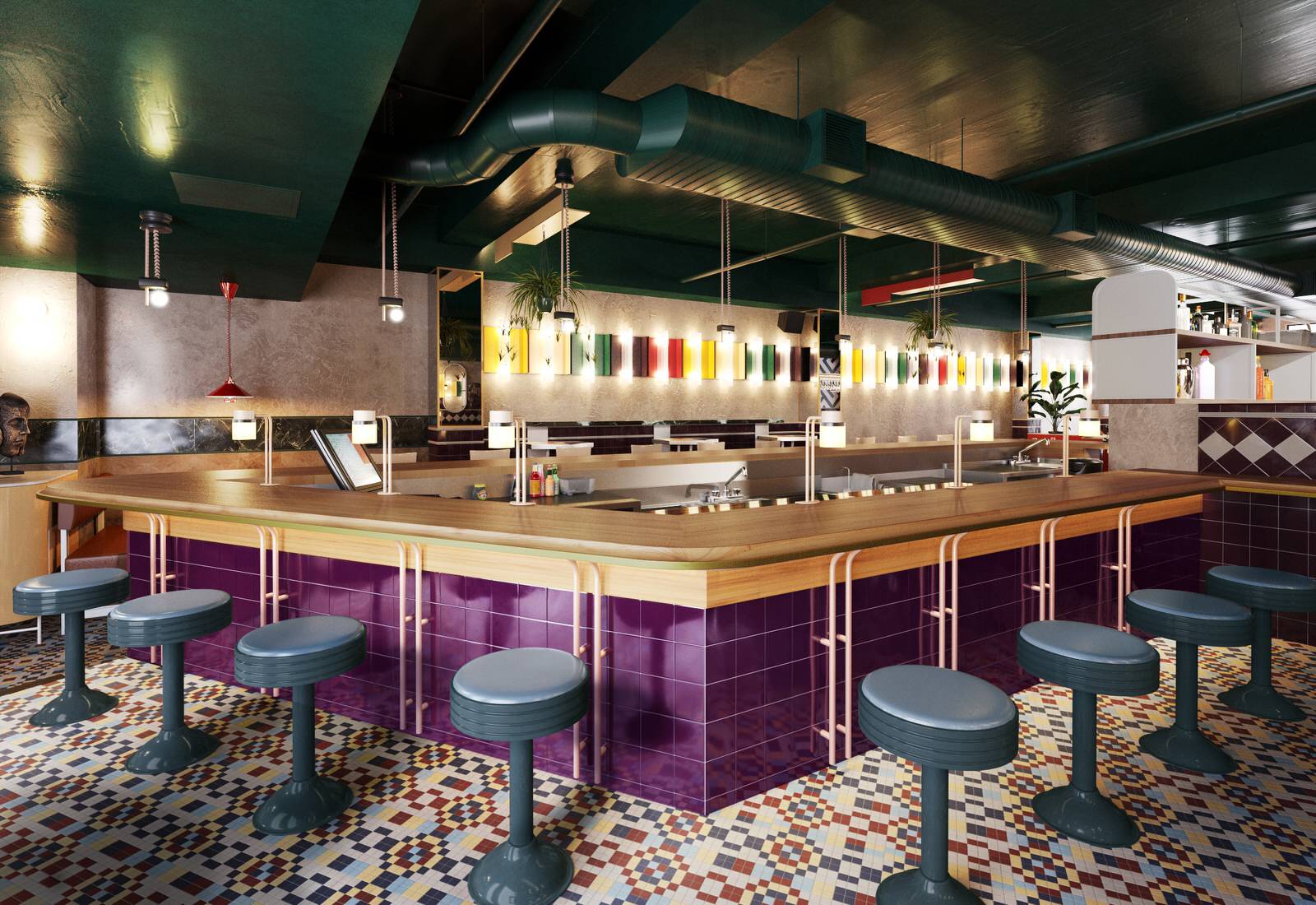 Визуализация винного бара VinVinVin