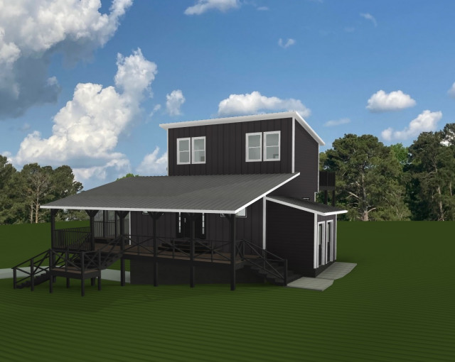 Wild Walnut Outpost rustic-rendering