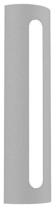 Porta 18" LED Sconce, Textured Gray