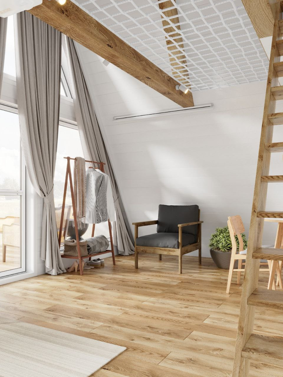 Домики в горах. Афреймы