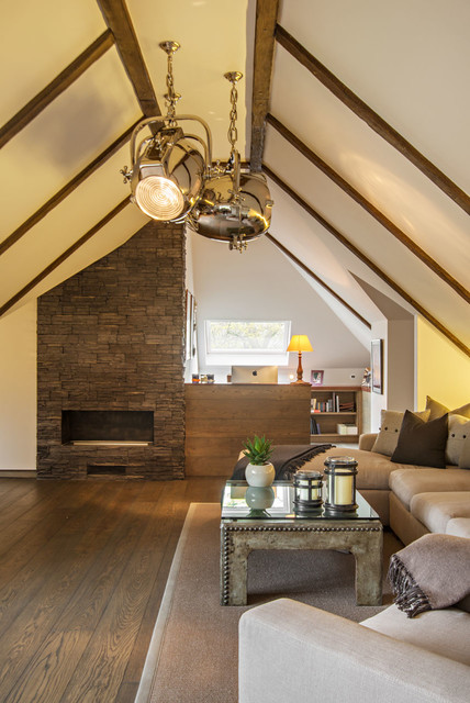 Redington Road modern-wohnbereich